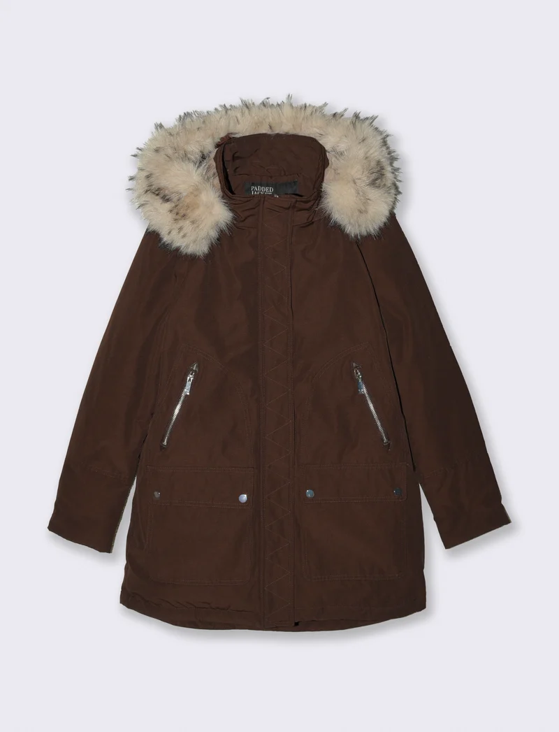 GIACCONE MODELLO PARKA - Moro