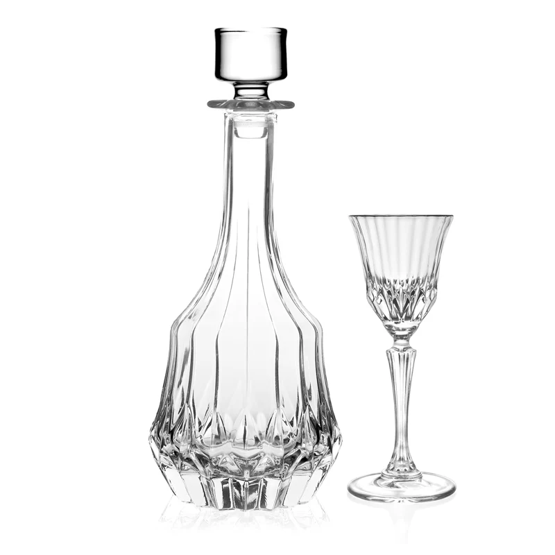 Adagio Set Liquore in Vetro Cristallino - Set 7 Pezzi