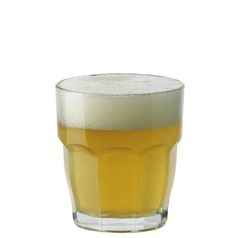 20 cl - Rock Bar Bicchiere Bibita in Vetro Temperato - Set 6 Pezzi
