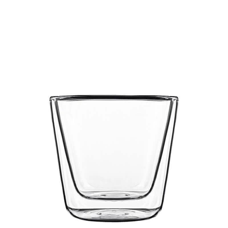 12 cl - Thermic Glass Conical Bicchierino Caffé in Vetro Borosilicato - Set 2 Pezzi