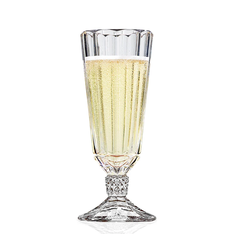 14 cl - Opera Calice Flute in Vetro - Set 4 Pezzi