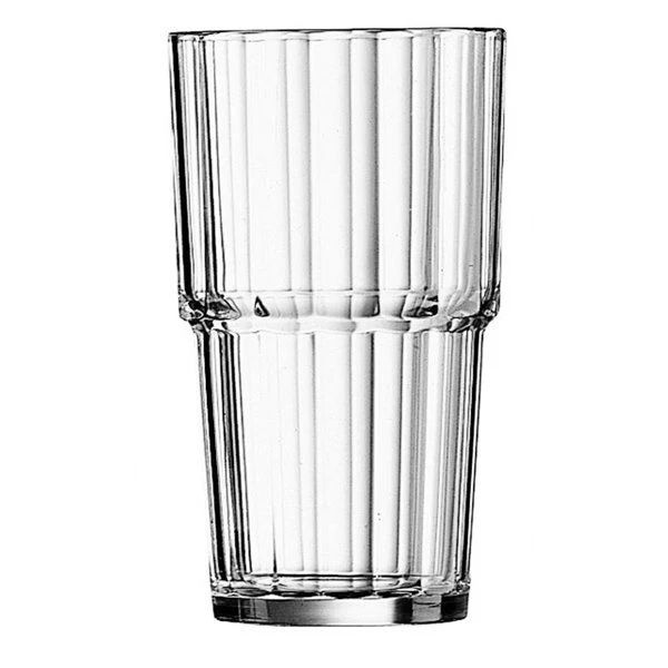 32 cl - Norvege Bicchiere Bibita in Vetro Temperato - Set 6 Pezzi