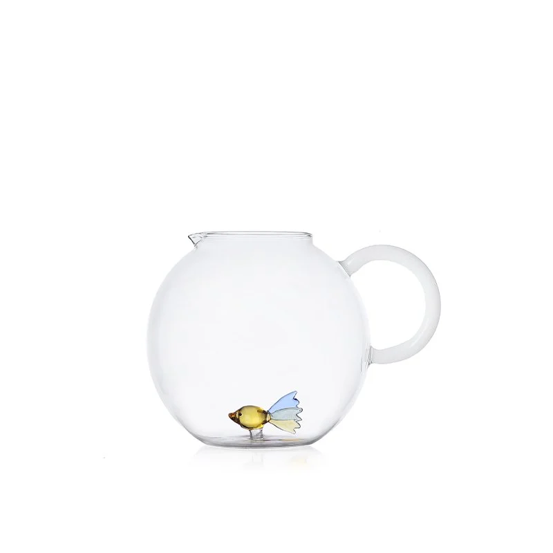 240 cl - Animal Farm Brocca Pesce in Vetro Borosilicato