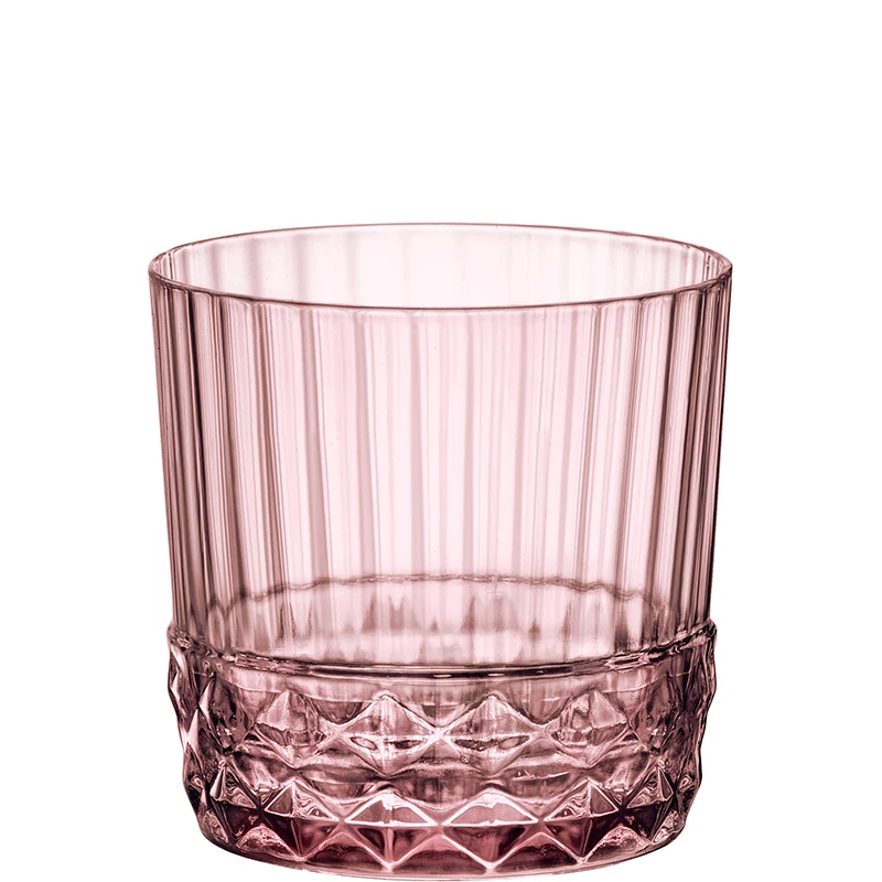 30 cl - America 20s Bicchiere Acqua Vintage in Vetro - Set 6 Pezzi
