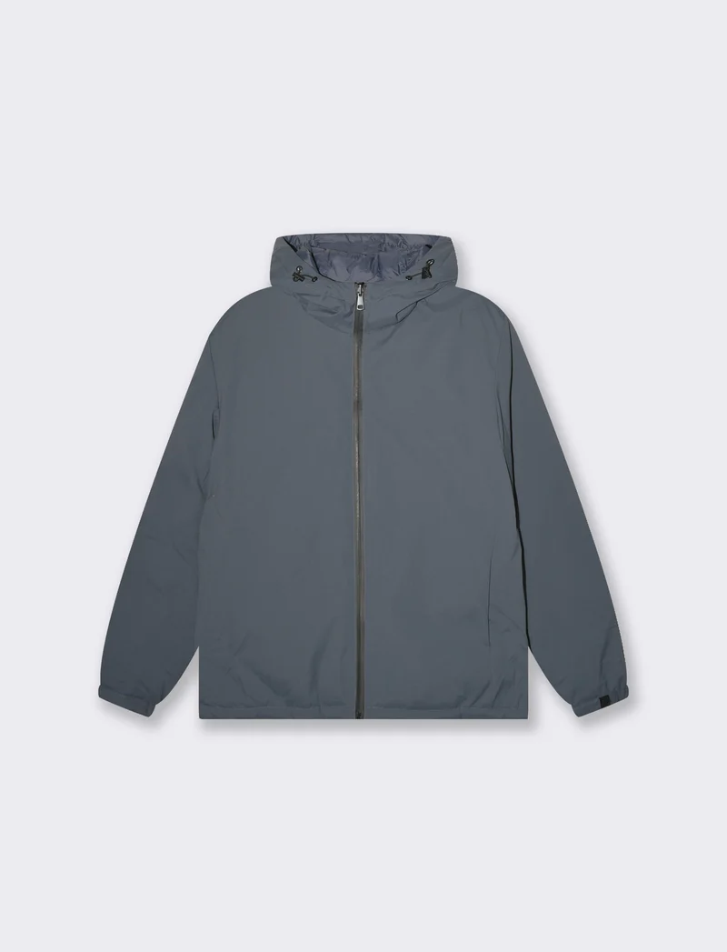 Giubbotto reversibile in tessuto tecnico antivento con cappuccio - Avion