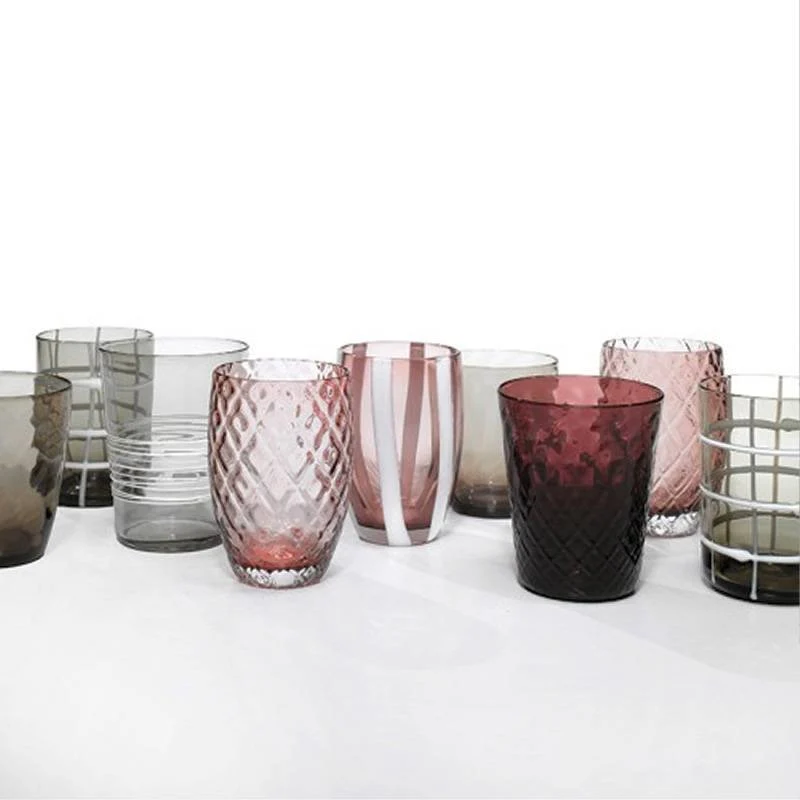 Melting Pot Bicchiere Acqua in Vetro - Set 6 Pezzi