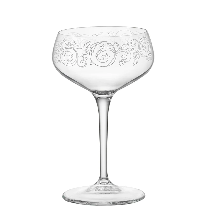 25 cl - Bartender Novecento Calice Cocktail in Vetro - Set 6 Pezzi