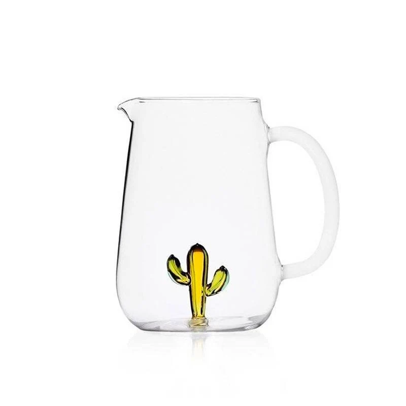 175 cl - Desert Plants Caraffa Cactus in Vetro Borosilicato