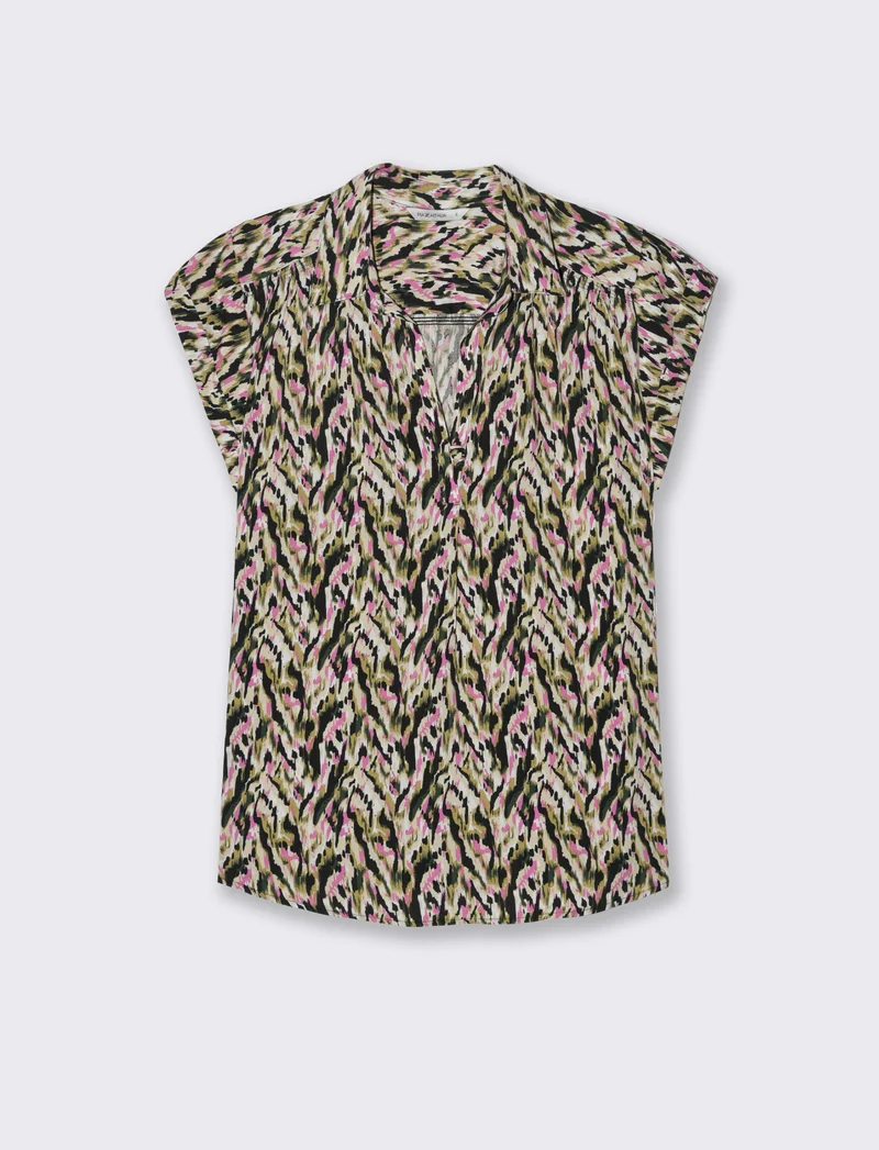 Casacca con scollo a v da donna - var 1