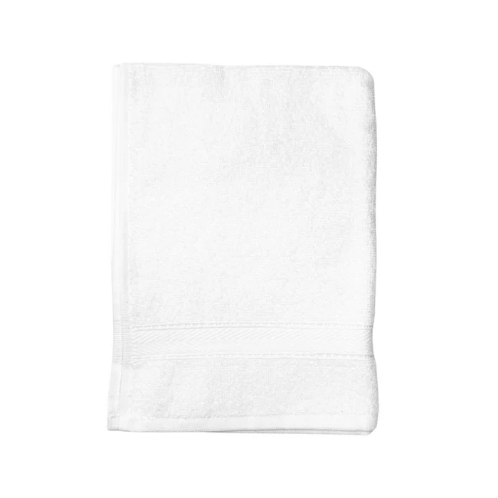 Tappeto doccia in 100% cotone bianco per Hotel, B&B e strutture ricettive 50x70 cm - Pak