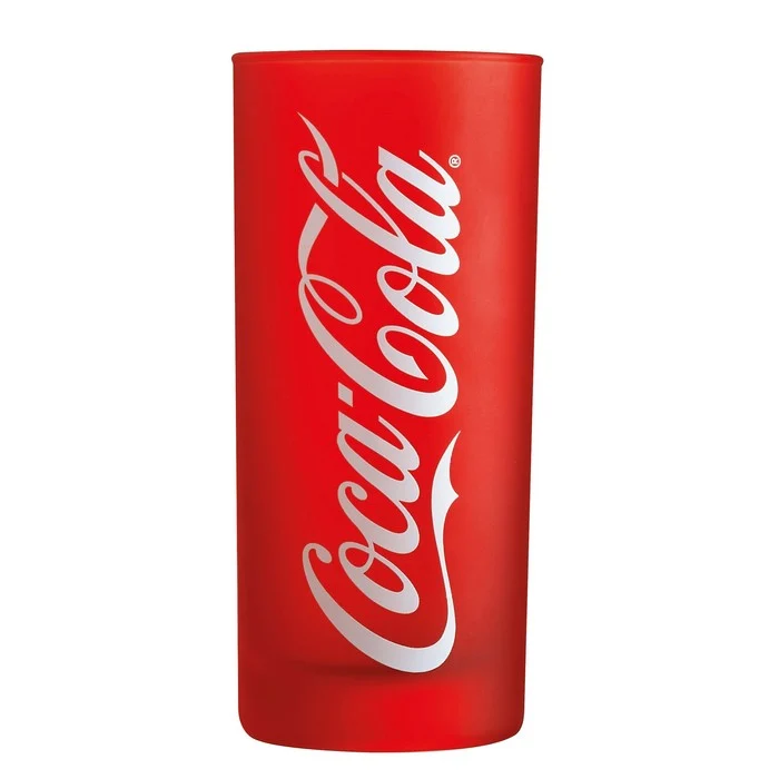 Bicchiere Coca Cola in vetro rosso - Frozen