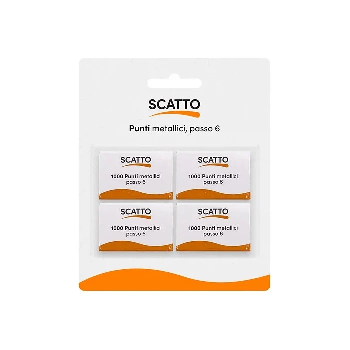 Confezione 2 box punti metallici universali k-148 passo 6