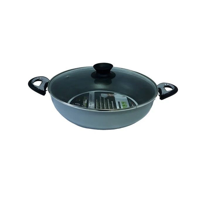 Tegame 2 manici con coperchio in vetro - 30 cm