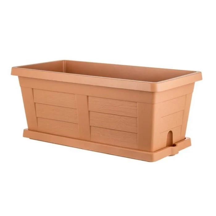 Fioriera effetto legno
