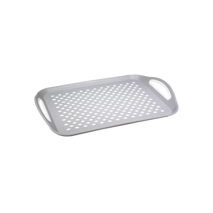 Vassoio con antiscivolo bianco
